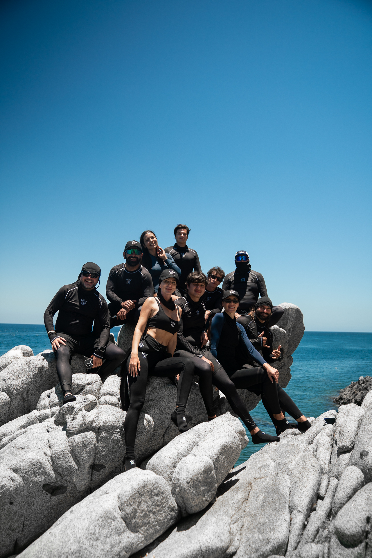 Poseidon Ascend group in the ocean